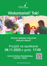 Dołącz do Fundacji “Mam Marzenie” w Opolu i Spełniaj Marzenia Dzieci