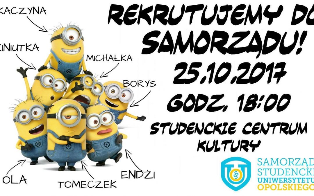Rekrutacja do Samorządu Studenckiego UO